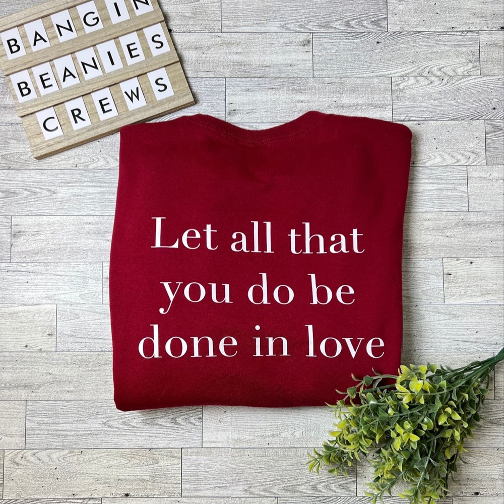 Red Graphic Sweatshirt